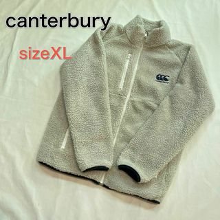 CANTERBURY - カンタベリーボア ジャケット フリース ジップアップ ベージュ