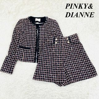 Pinky&Dianne - ピンキーアンドダイアン パンツセットアップ  S相当 36 ブラック系 □