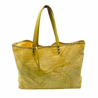 Bottega Veneta - BOTTEGA VENETA ボッテガ ヴェネタ トートバッグ イントレッチオリュージョン ナイロン イエロー レディース メンズ バッグ 鞄 カバン