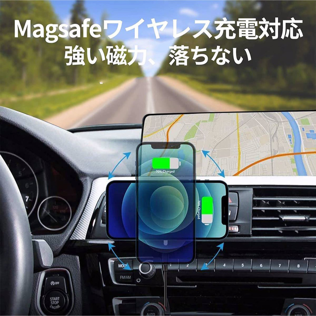 Magsafe用 スマホリング　メタルリング　 シルバーグレー スマホ/家電/カメラのスマホアクセサリー(その他)の商品写真