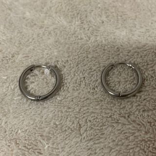 新品　16G ステンレス　ピアス　ワンタッチセグメント　ペア　内径12mm