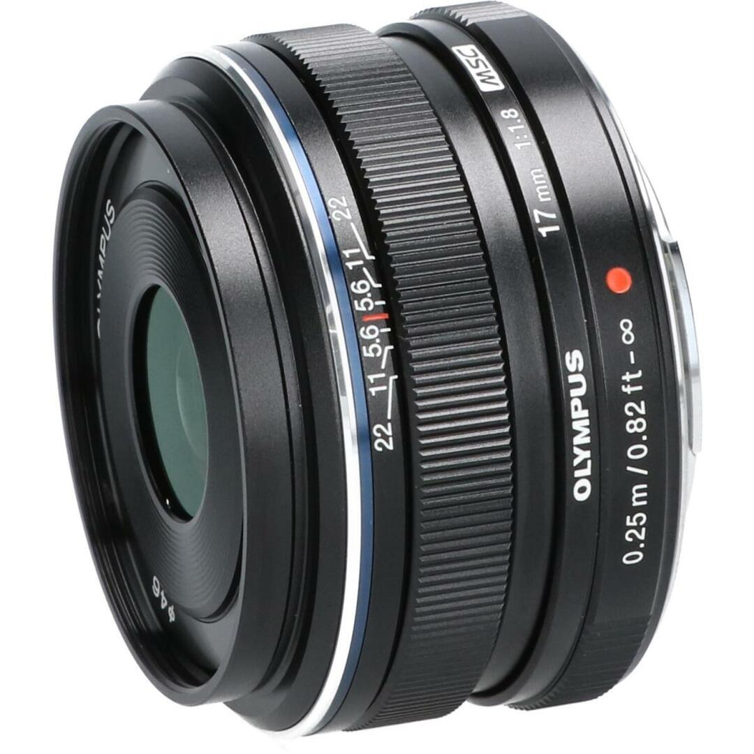 OLYMPUS(オリンパス)のＯＬＹＭＰＵＳ　ＭＺＤ１７ｍｍ　Ｆ１．８ＢＬＡＣＫ スマホ/家電/カメラのカメラ(レンズ(ズーム))の商品写真