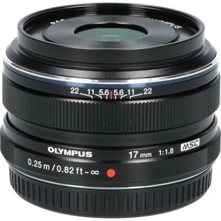 オリンパス(OLYMPUS)のＯＬＹＭＰＵＳ　ＭＺＤ１７ｍｍ　Ｆ１．８ＢＬＡＣＫ(レンズ(ズーム))