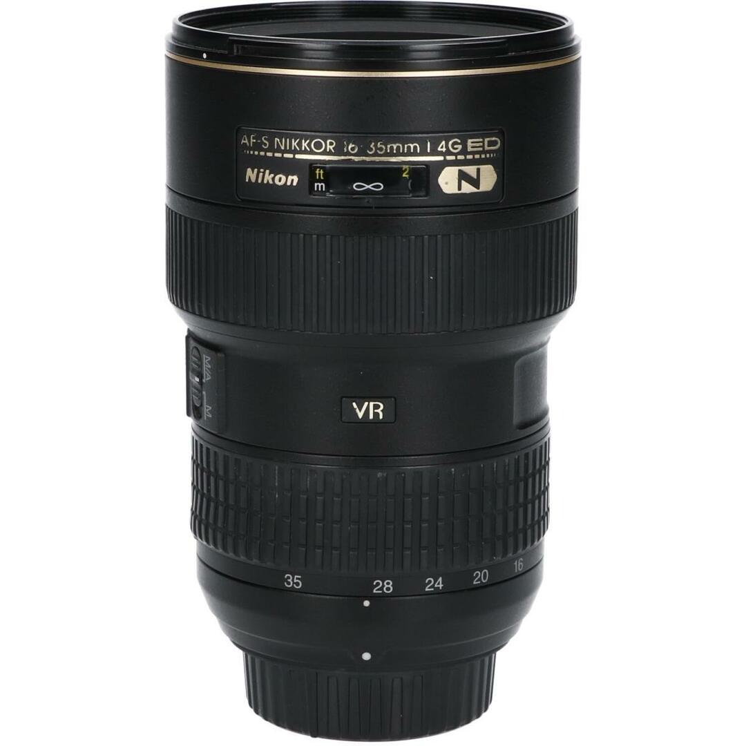 Nikon(ニコン)のＮＩＫＯＮ　ＡＦ－Ｓ１６－３５ｍｍ　Ｆ４Ｇ　ＶＲ スマホ/家電/カメラのカメラ(レンズ(ズーム))の商品写真