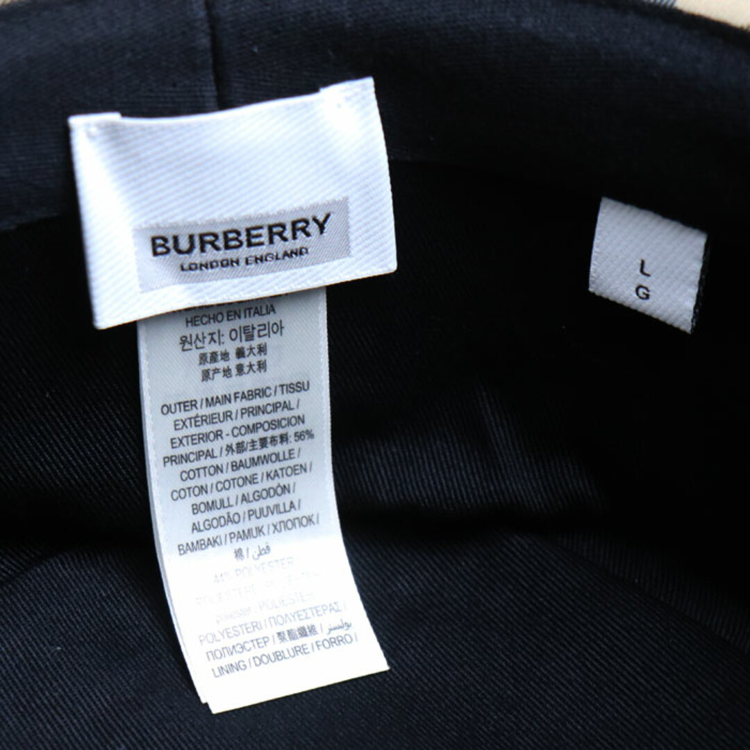 BURBERRY(バーバリー)のBURBERRY バーバリー ハット バケットハット ベージュ アーカイブベージュ 80269271 L レディース【中古】【美品】 レディースの帽子(ハット)の商品写真