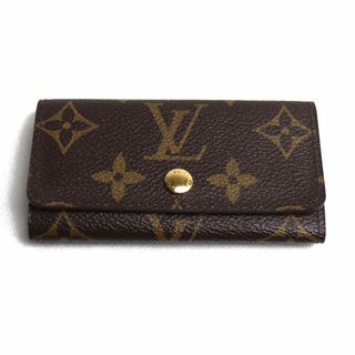 ルイヴィトン(LOUIS VUITTON)のLOUIS VUITTON ルイ・ヴィトン ミュルティクレ4 キーケース モノグラム ブラウン M62631 RA1151 レディース【中古】(キーケース)