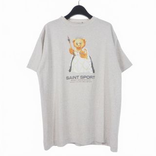 アザー(other)のセントマイケル 24SS ヴィンテージ加工 プリントTシャツ M グレー(Tシャツ/カットソー(半袖/袖なし))