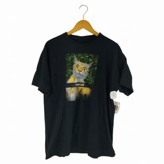 USED古着(ユーズドフルギ) アニマルプリントクルーネックTシャツ メンズ(Tシャツ/カットソー(半袖/袖なし))