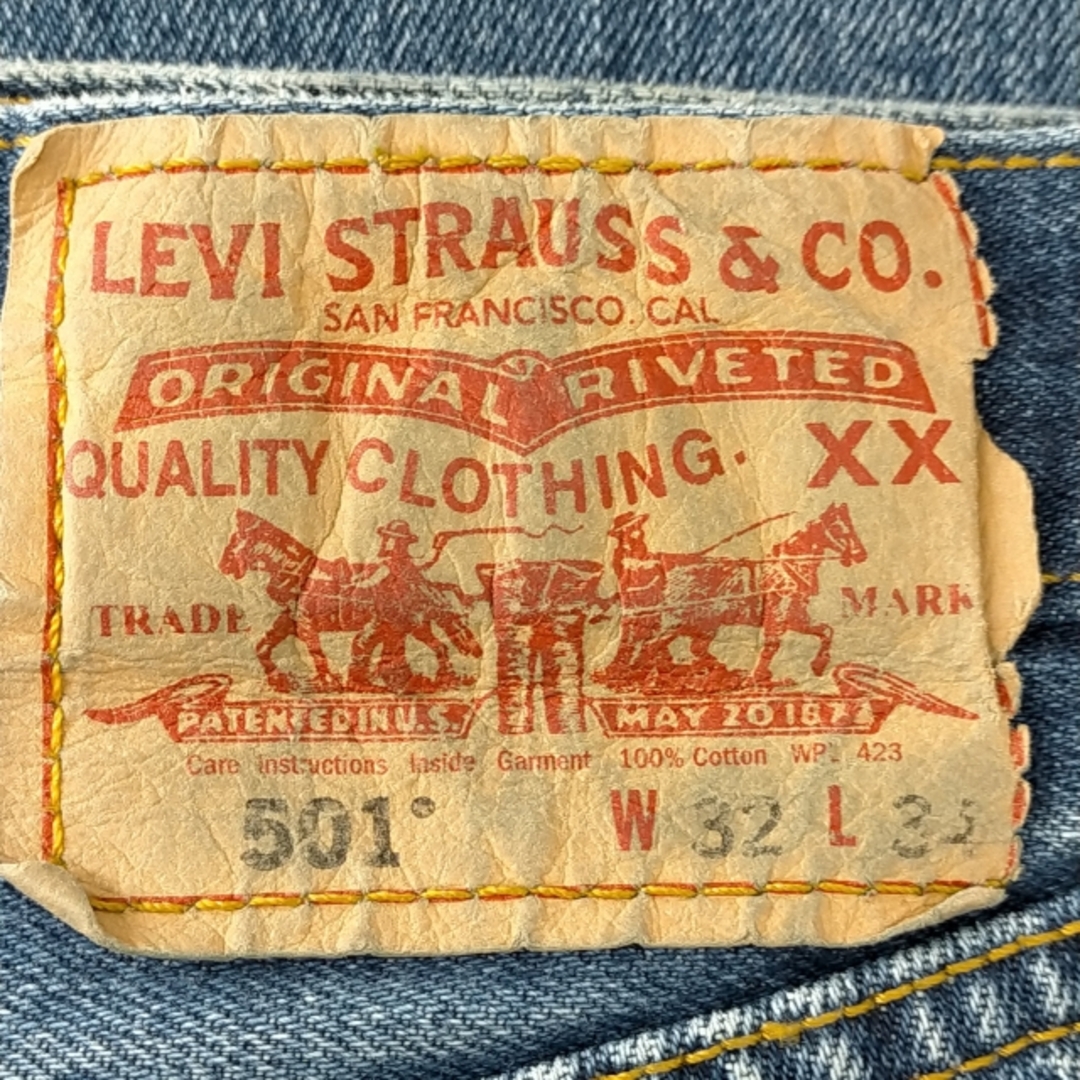 Levi's(リーバイス)のLevis(リーバイス) メキシコ製 501 ボタンフライ デニムパンツ メンズ メンズのパンツ(デニム/ジーンズ)の商品写真