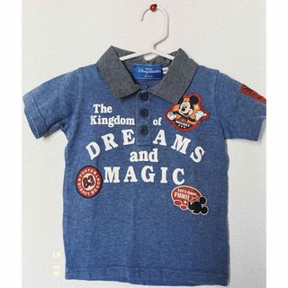 ディズニー(Disney)のTOKYODISNEY RESORT ミッキーマウス　ポロシャツ　100(Tシャツ/カットソー)