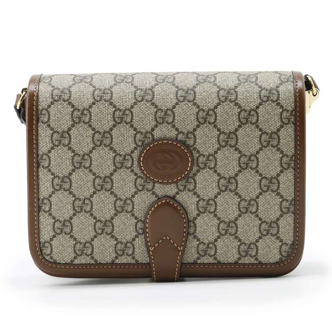 Gucci(グッチ)のグッチ ショルダーバッグ インターロッキングG付きミニクロスボディ GGスプリーム 671620 GUCCI レディースのバッグ(ショルダーバッグ)の商品写真