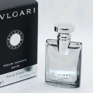 ブルガリ(BVLGARI)の未使用 ブルガリプールオムソワール 5ml ミニ香水 BVLGARI SOIR(香水(男性用))