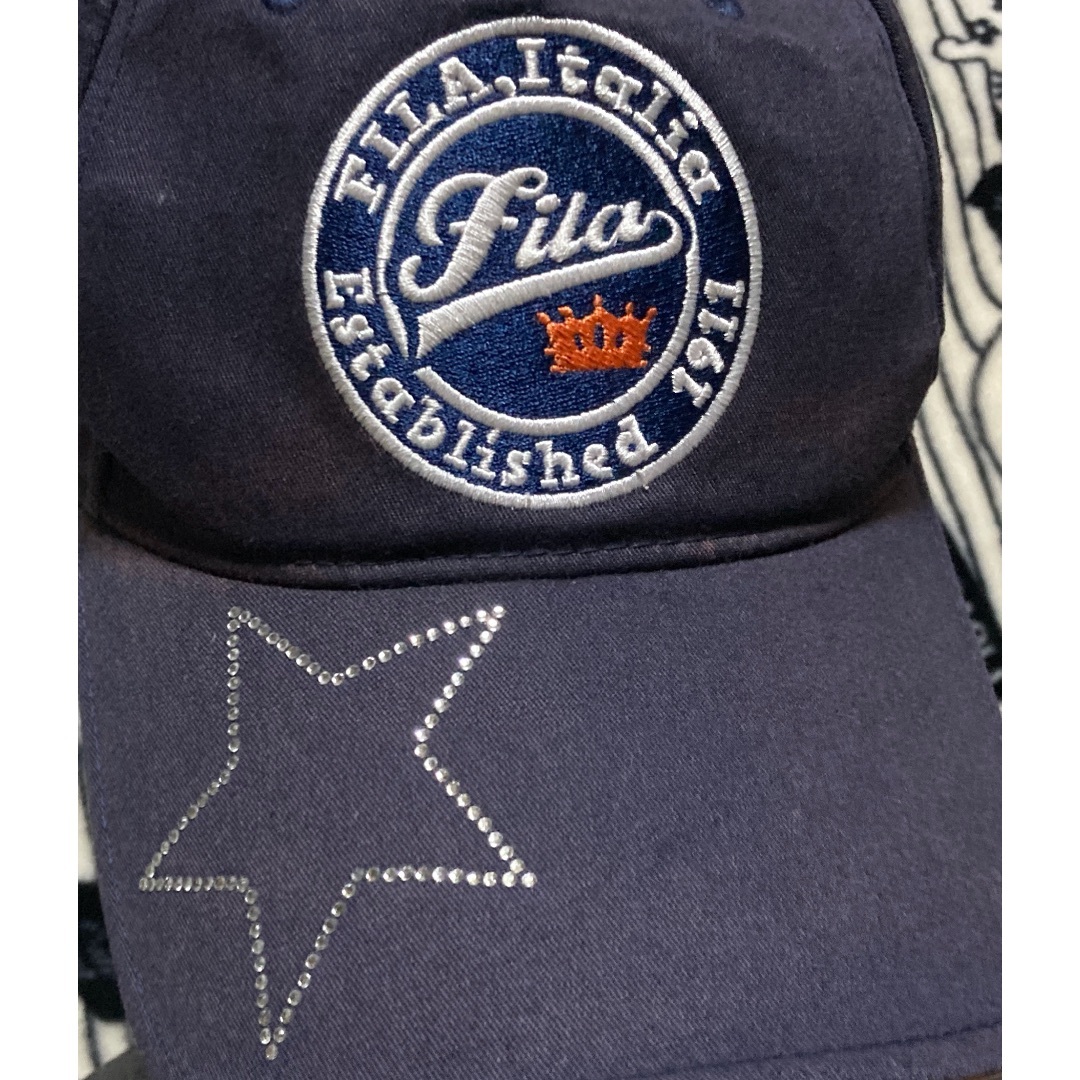 FILA(フィラ)のオススメゴルフキャップ♪紺色様[FILA GOLF フィラゴルフ]帽子CAP レディースの帽子(キャップ)の商品写真