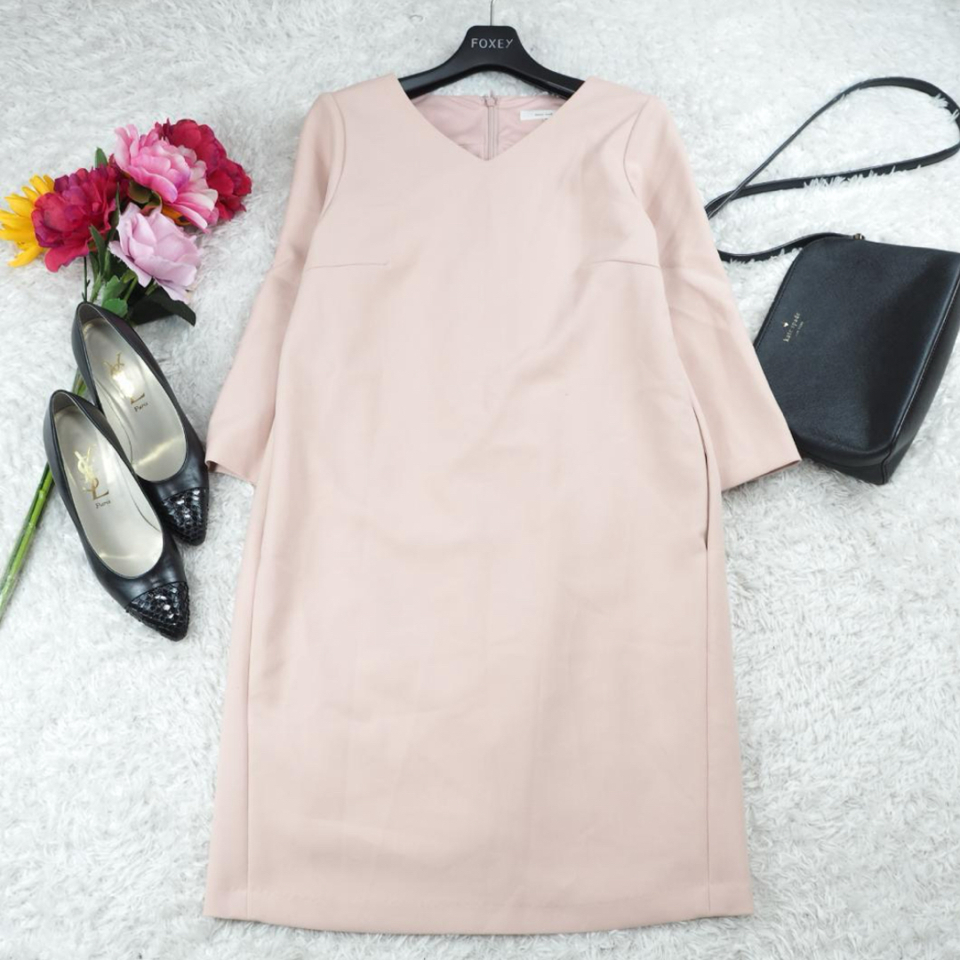 M-PREMIER☆エムズセレクト☆Aライン☆ワンピース☆ピンク M-PREMIER☆エムズセレクト☆Aライン☆ワンピース☆ピンク
