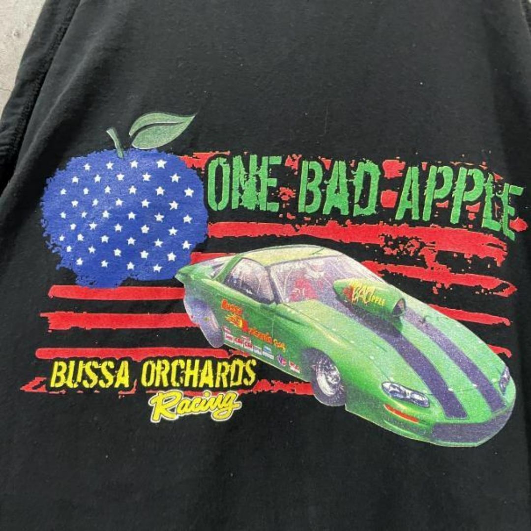 ONE BAD APPLE バックプリント USA輸入 アメ車 Tシャツ メンズのトップス(Tシャツ/カットソー(半袖/袖なし))の商品写真