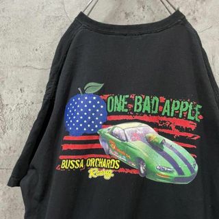 ONE BAD APPLE バックプリント USA輸入 アメ車 Tシャツ(Tシャツ/カットソー(半袖/袖なし))