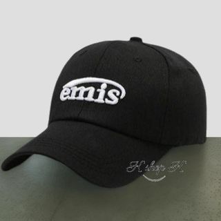 emis NEW LOGO キャップ ユニセックス ブラック 人気 調節可能 (キャップ)