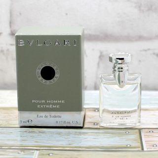 ブルガリ(BVLGARI)の未使用 ブルガリ プールオム エクストレーム 5ml ミニ香水 ブルガリオム(香水(男性用))