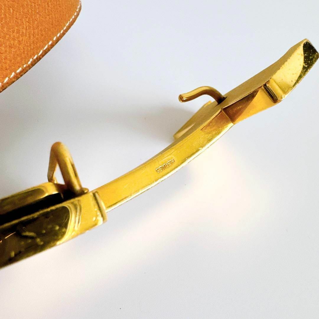 Hermes(エルメス)のエルメス コンスタンス クシュベル×ヴァッシュ ゴールド金具 ベルト ○F刻印 レディースのファッション小物(ベルト)の商品写真