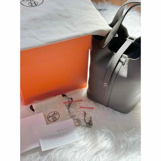 エルメス(Hermes)のエルメス　ピコタンpm グリメイヤー　バッグインバッグ付き(ハンドバッグ)