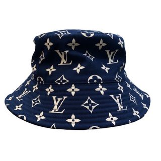 ルイヴィトン(LOUIS VUITTON)の　ルイ・ヴィトン LOUIS VUITTON エシカルポプパケットハット M76231 BLU コットン レディース その他ファッション雑貨(その他)