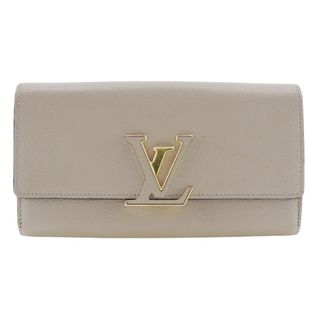 ルイヴィトン(LOUIS VUITTON)の【LOUIS VUITTON】ルイ・ヴィトン カプシーヌ レザー MI4169 レディース 長財布(財布)