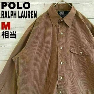 ポロラルフローレン(POLO RALPH LAUREN)のp34 US古着 ポロラルフローレン WYATT 長袖シャツ コットン 春夏(シャツ)