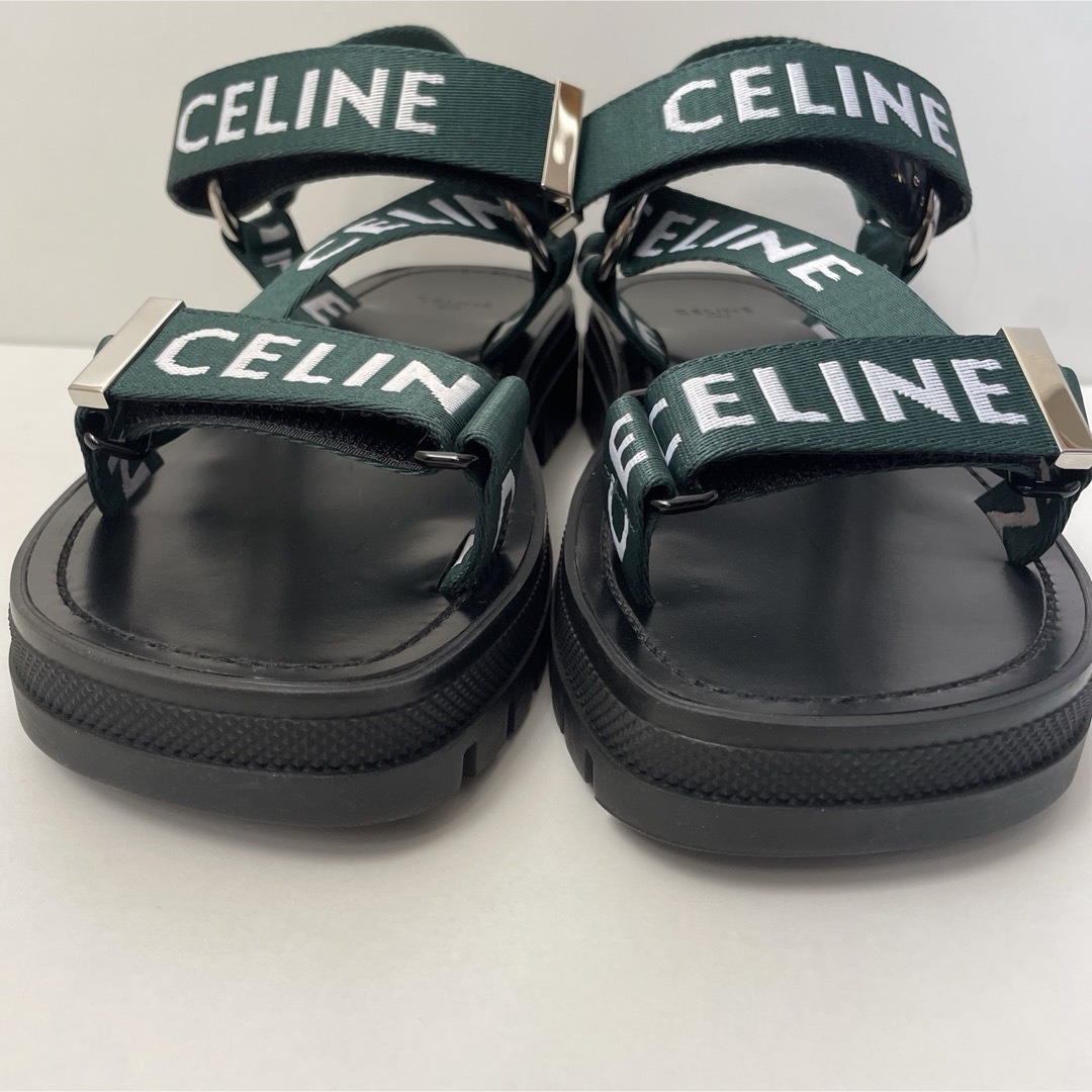 CELINE - 未使用 CELINE レオ ストラッピーサンダル CELINE ジャ CELINE - 未使用 CELINE レオ ストラッピーサンダル CELINE ジャ
