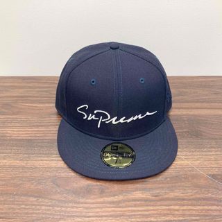 シュプリーム(Supreme)の◇激レア◇Supreme/シュプリーム × New Era キャップ ネイビー　(キャップ)