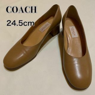 COACH - 【美品】コーチ　パンプス　ベージュ　7 1/2