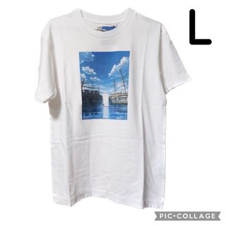 ユニクロ(UNIQLO)の◆ ユニクロ 新海誠 Tシャツ UT 半袖 ホワイト すずめの戸締まり L(Tシャツ/カットソー(半袖/袖なし))