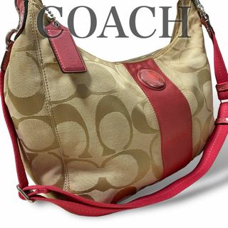 コーチ(COACH)のコーチ　ショルダーバッグ　ハンドバッグ　2way キャンバス　シグネチャー(ショルダーバッグ)