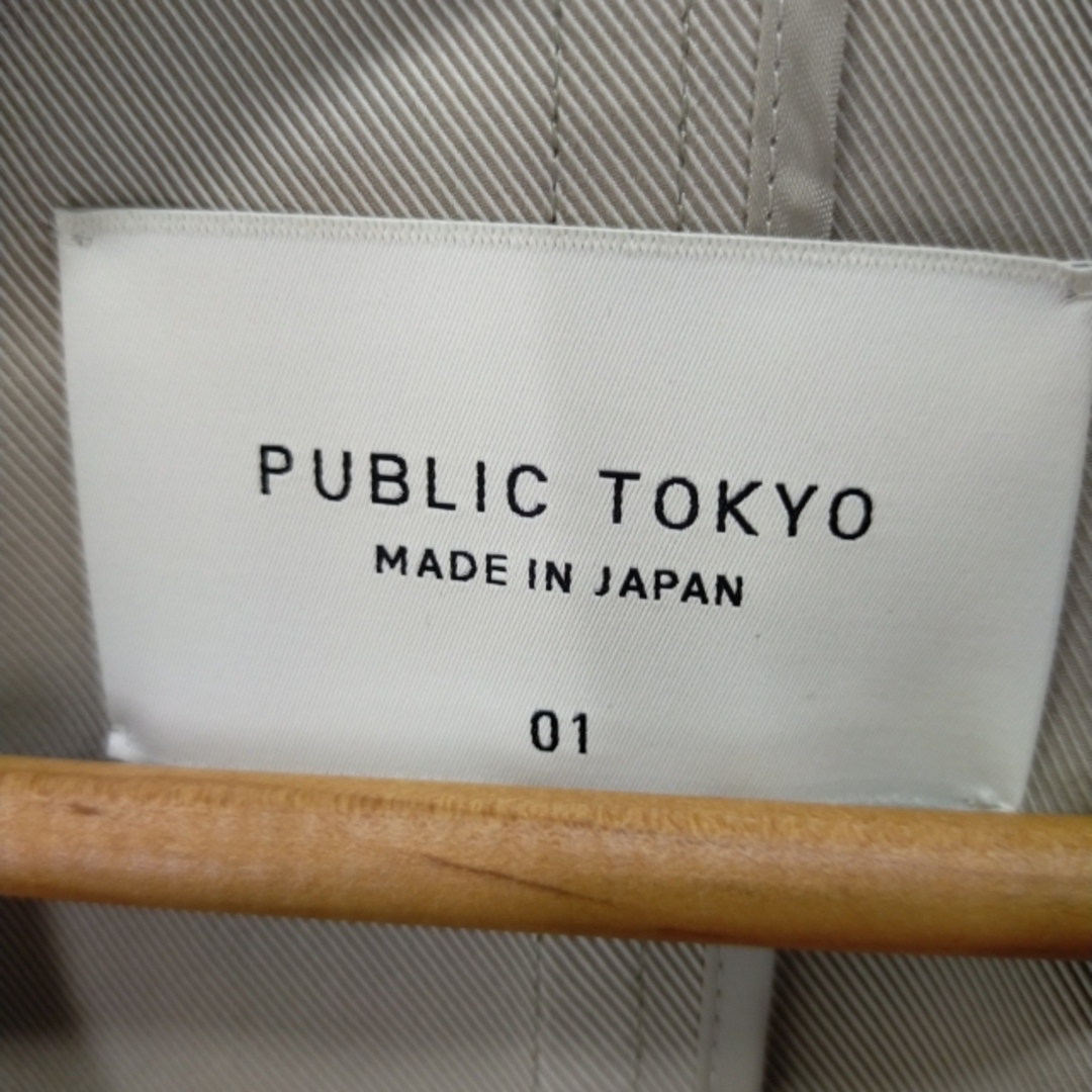 PUBLIC TOKYO(パブリックトウキョウ)のPUBLIC TOKYO(パブリックトウキョウ) タイロッケンオーバーコート メンズのジャケット/アウター(トレンチコート)の商品写真