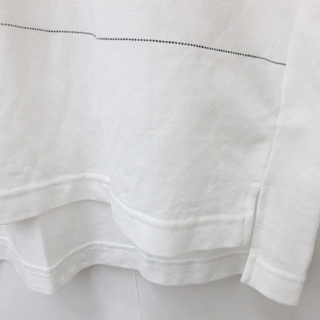 le coq sportif(ルコックスポルティフ)のルコックスポルティフ ゴルフ ポロシャツ 半袖 刺繍 白 ホワイト L スポーツ/アウトドアのゴルフ(ウエア)の商品写真