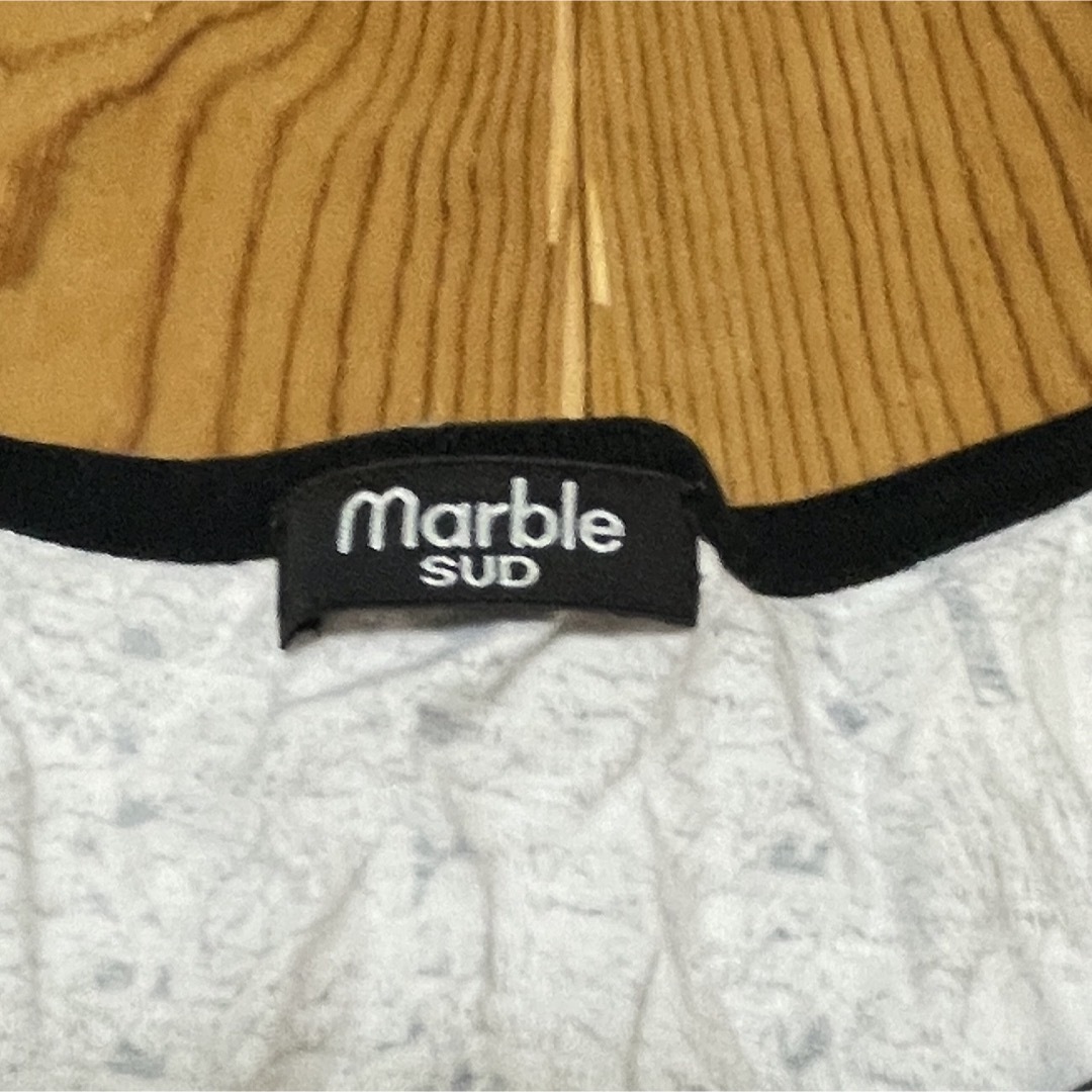 marble sud  雪山柄　ワンピース レディースのワンピース(ひざ丈ワンピース)の商品写真