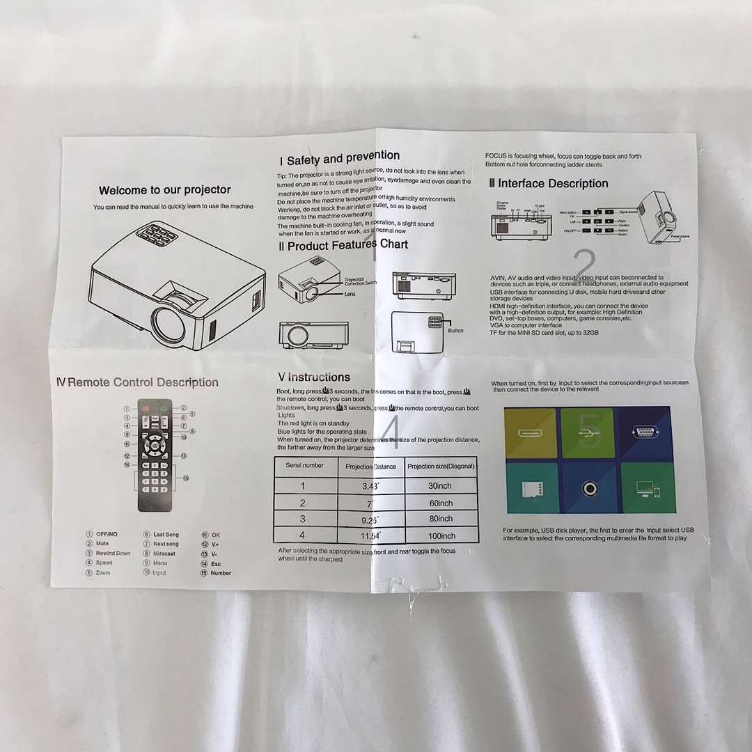 『未使用品』 RAGU Z480 LEDミニホームプロジェクター 未使用品 小型家電 【中古】 スマホ/家電/カメラのテレビ/映像機器(プロジェクター)の商品写真