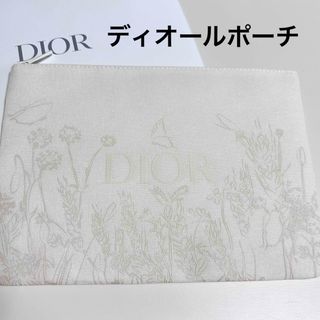 クリスチャンディオール(Christian Dior)のディオールポーチ/アイボリー(ポーチ)