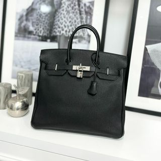 エルメス(Hermes)のHERMES エルメス オータクロア32 トゴ ブラック(ハンドバッグ)