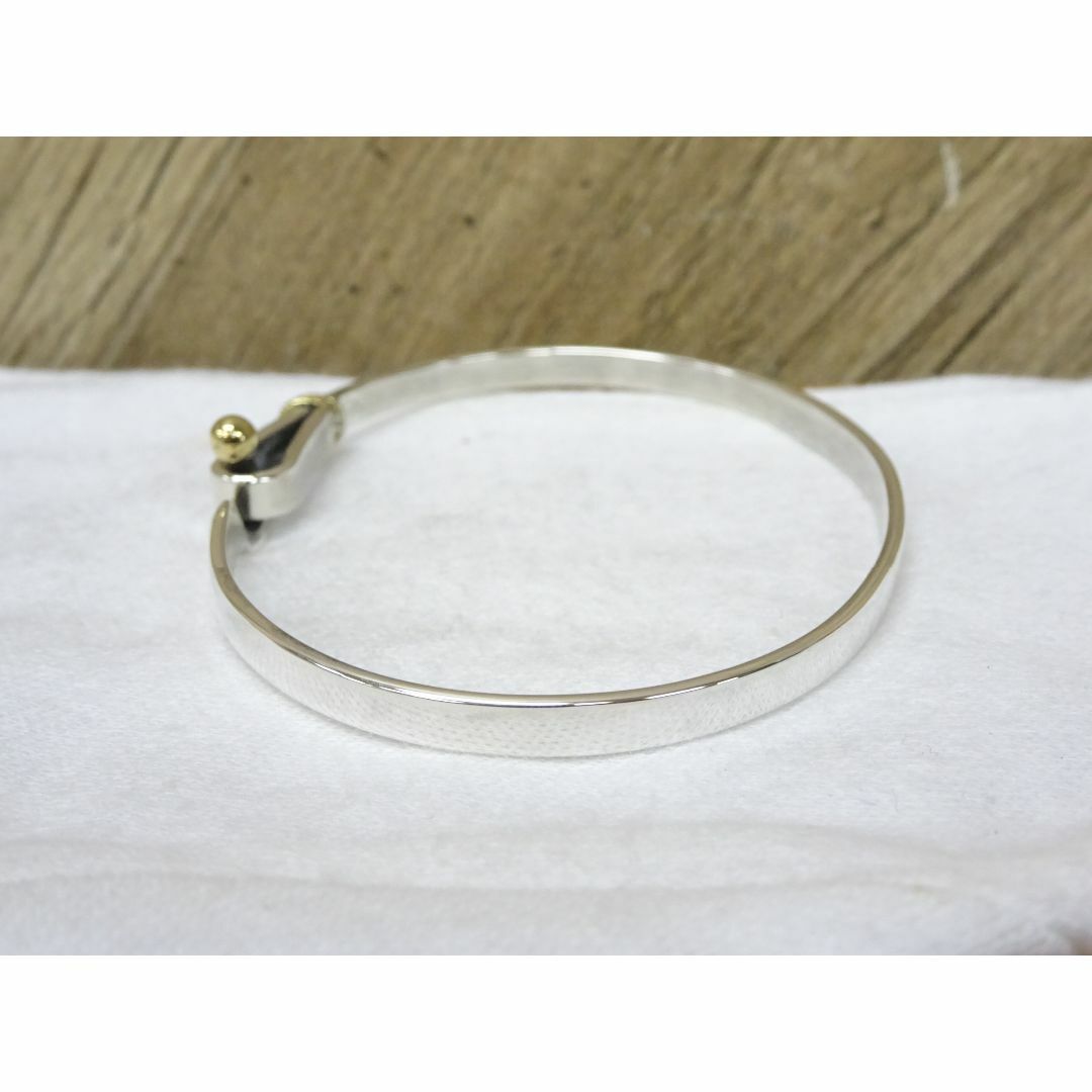 Tiffany & Co.(ティファニー)のK名065/ ティファニー フックアイ ブレスレット 925 750 レディースのアクセサリー(ブレスレット/バングル)の商品写真