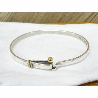 ティファニー(Tiffany & Co.)のK名065/ ティファニー フックアイ ブレスレット 925 750(ブレスレット/バングル)