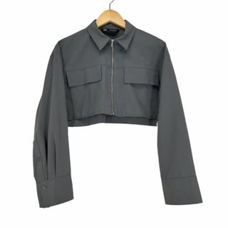 ザラ(ZARA)のZARA(ザラ) CROPPED GABARDINE SHIRT レディース(その他)