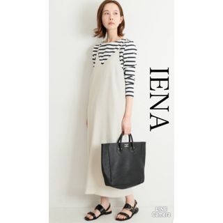 IENA - 新品　大人気定番！IENA イエナ　リネンライクキャミワンピース　キナリ　M-L