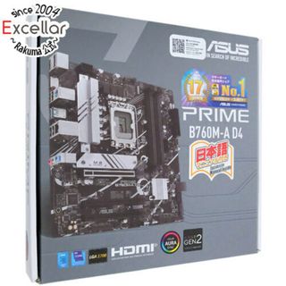 アンジェロガルバス(ANGELO GARBASUS)のASUS製　MicroATXマザーボード　PRIME B760M-A D4　LGA1700(PCパーツ)