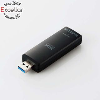 エレコム(ELECOM)のELECOM　Wi-Fi 6E・USB3.0対応 2402M無線LANアダプター　WDC-XE2402TU3-B　ブラック(PC周辺機器)