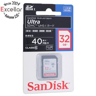 サンディスク(SanDisk)の【新品訳あり(箱きず・やぶれ)】 SanDisk　SDHCメモリーカード SDSDUN-032G-J01　32GB(PC周辺機器)