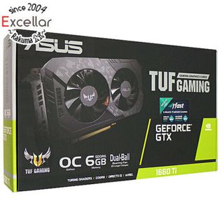 アンジェロガルバス(ANGELO GARBASUS)のASUS製グラボ　TUF-GTX1660TI-O6G-GAMING　PCIExp 6GB 元箱あり(PCパーツ)