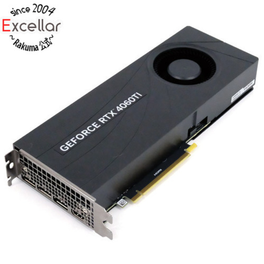 ZOTAC製グラボ　NVIDIA GeForce RTX 4060 Ti GDDR6 8GB ZT-D40610A-10B　PCIExp 8GB スマホ/家電/カメラのPC/タブレット(PCパーツ)の商品写真