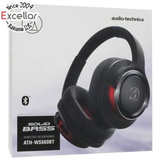 オーディオテクニカ(audio-technica)のaudio-technica　ワイヤレスヘッドホン SOLID BASS　ATH-WS660BT BRD　ブラックレッド(ヘッドフォン/イヤフォン)