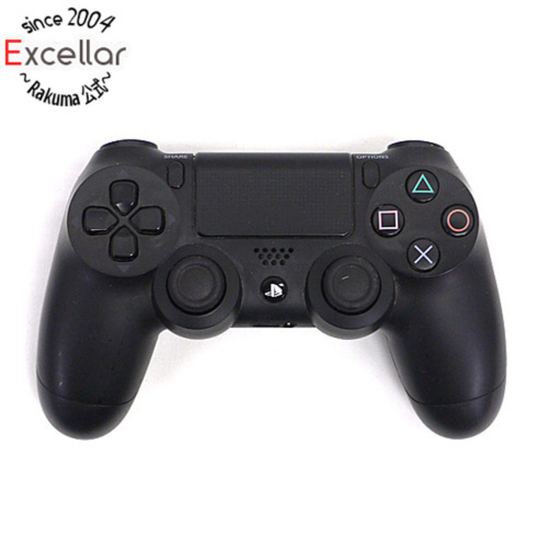 PlayStation4(プレイステーション4)のSONY　ワイヤレスコントローラー DUALSHOCK4　ジェット・ブラック　CUH-ZCT2J エンタメ/ホビーのゲームソフト/ゲーム機本体(その他)の商品写真