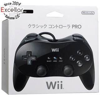 Wii - 任天堂　クラシックコントローラPRO(クロ) RVL-A-R2K 元箱あり